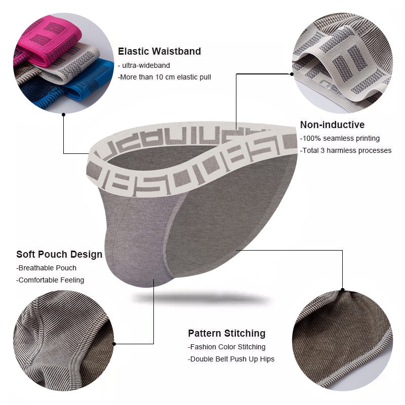 Quần lót lọt khe ORLVS BS3125 cotton thời trang dành cho nam