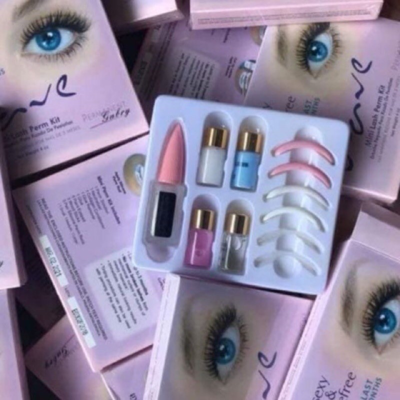 Set uốn mi wave chống sun chống cháy