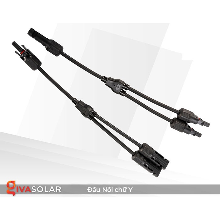 Jack kết nối phân nhánh chữ Y MC4 2 đầu ra 1
