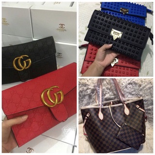 Combo 5 sp túi ví cầm tay mềm