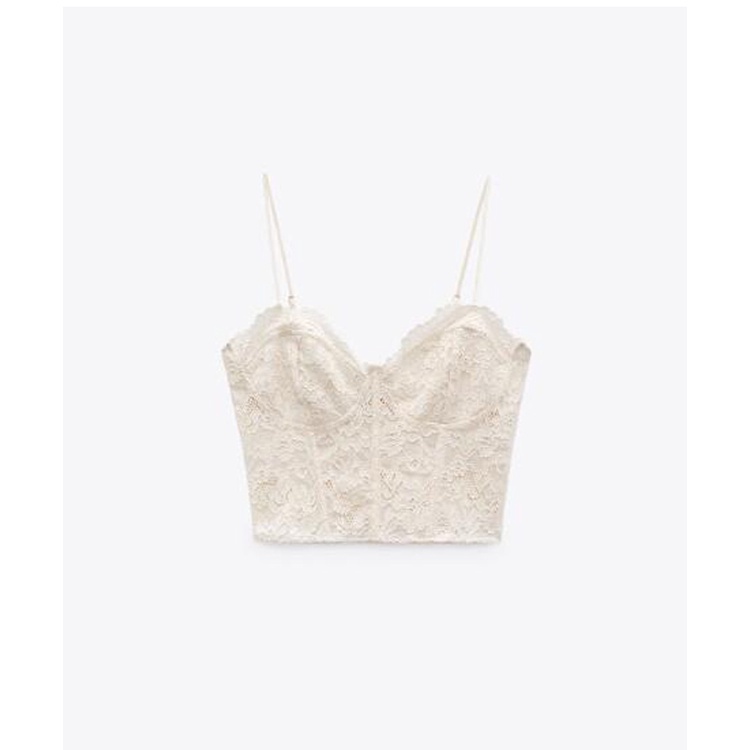 ÁO CORSET REN CROPTOP HAI DÂY - 2712/369
