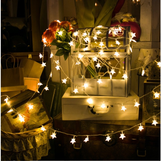 Dây đèn LED XIAODUOJIAJU trang trí giáng sinh 6M