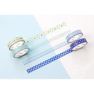 Set hình dán Washi tape 4 cuộn WS002