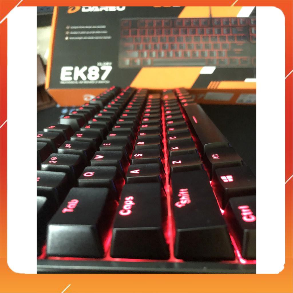[ HÀNG SIÊU CẤP ] Bàn phím cơ Gaming Dareu EK87 - Mã cũ DK87 - Led Red - Chính hãng - BH 24 tháng [ CHÍNH HÃNG ] | WebRaoVat - webraovat.net.vn