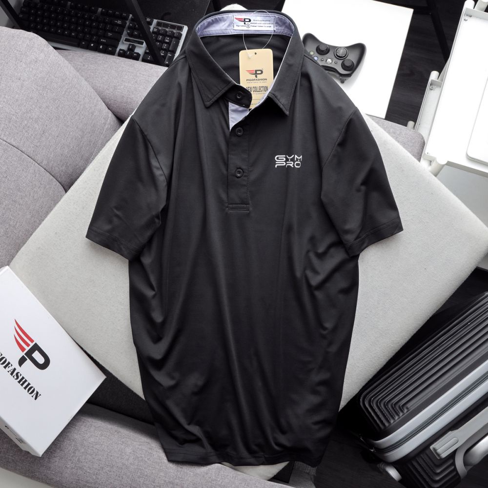 [Mã LTBAUAB19 giảm 7% đơn 99K] Áo thun cổ bẻ nam SPMATT01 kiểu dáng thể thao, thun lạnh co giãn thoáng mát - PigoFashion