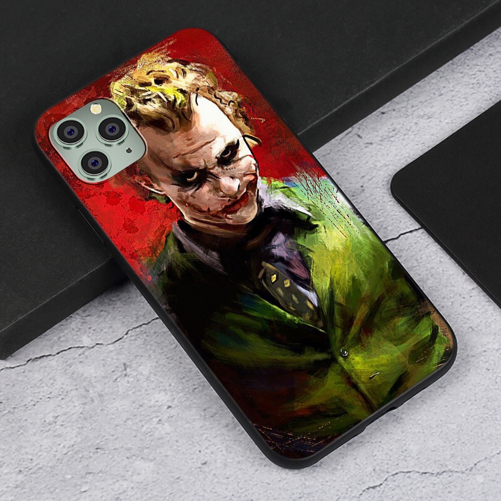 Ốp Điện Thoại TPU Silicon Mềm Hình Joker Cho iPhone XR 12 Pro Max Qua20
