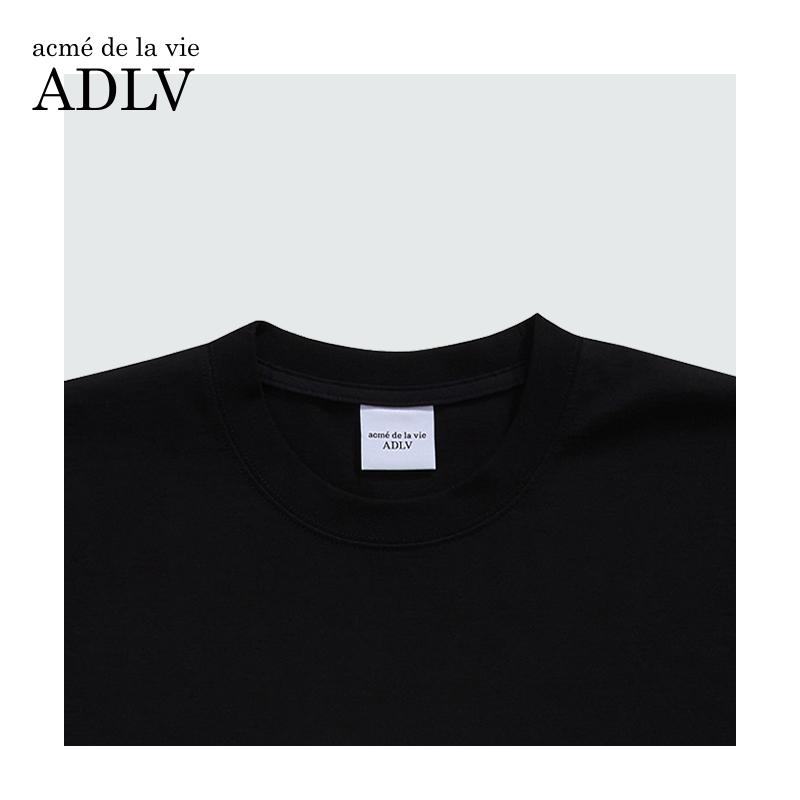 Áo thun dáng rộng tay ngắn in ADLV thời trang Hàn Quốc cho nam nữ | BigBuy360 - bigbuy360.vn