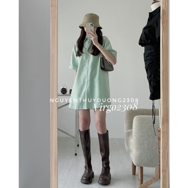 [HÀNG SẴN]VÁY CỔ ĐỨC CHẤT XỐP MỀM FORM SUÔNG”Creamy dress”