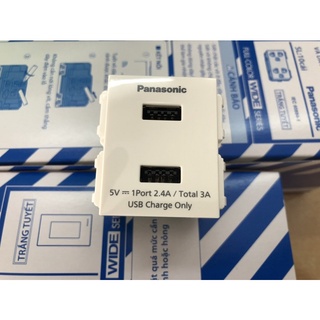Ổ cắm USB Panasonic 5V - 3A - WEF11821W hàng Wide - CHÍNH HÃNG
