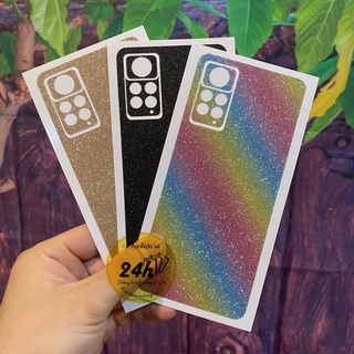 Miếng dán skin kim tuyến lấp lánh cho redmi note 12 pro note 11 note 12 note 11 pro xiaomi 11t 11t pro note 11s ....