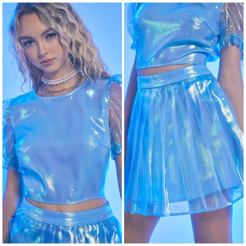 1M Voan Kính Ánh Xà Cừ Hologram Lấp Lánh