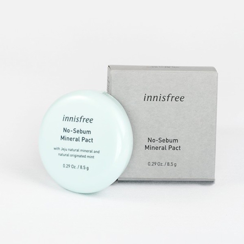 Phấn phủ kiềm dầu dạng nén Innisfree NO SEBUM MINERAL PACT | BigBuy360 - bigbuy360.vn