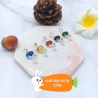mặt dây chuyền bạc cao cấp đá hồ ly
