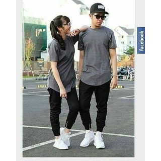 Quần jogger kaki pain khoá gấu