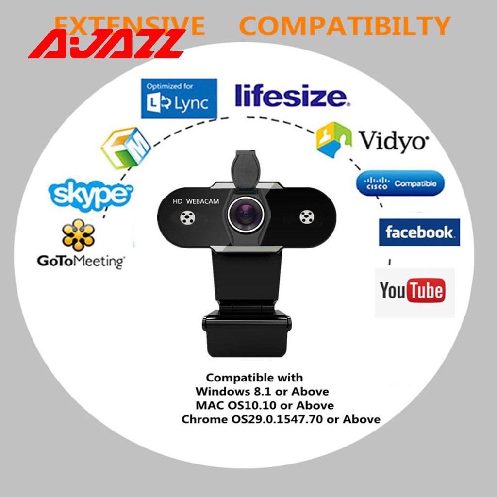 Webcam Hd 2k / 1080p / 720p / 480p | BigBuy360 - bigbuy360.vn