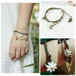 Vòng tay hoa mai dễ thương, vòng tay handmade xinh xắn (hình thật)