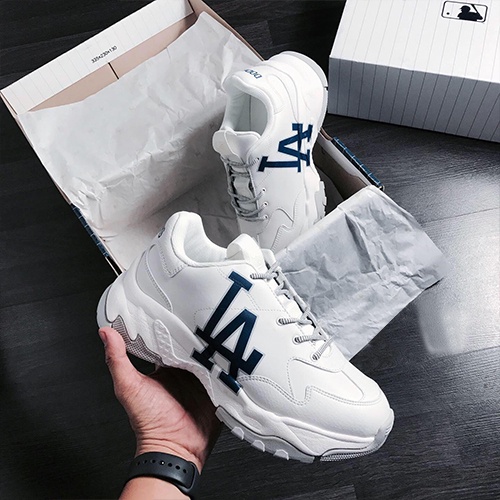 Giày_MLB Boston, Giày Sneaker Boston Da Bò Cao Cấp Đế Cao Tăng Chiều Cao Full Box Bill | BigBuy360 - bigbuy360.vn