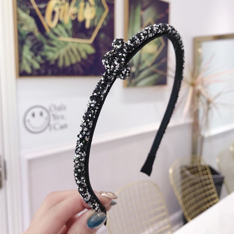 Băng Đô Cài Tóc Đính Đá Phong Cách Hàn Quốc Thời Trang Cho Nữ