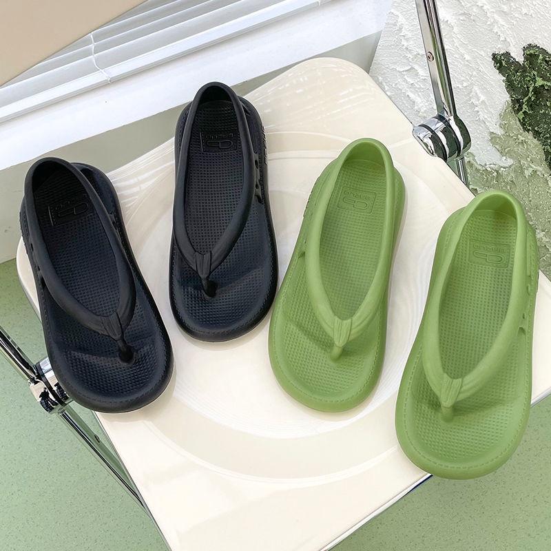 Dép Xỏ Ngón Đế Dày Chống Trượt/Mòn Thời Trang Mùa Hè