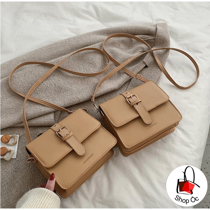 (HÀNG MỚI) Túi đeo chéo nữ 2 ngăn phong cách hàn quốc E334