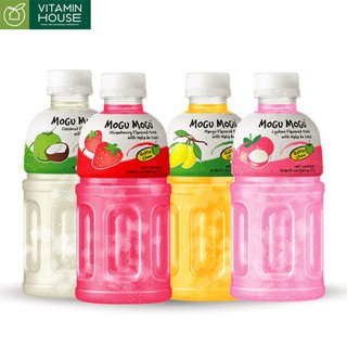 Nước uống Mogu Mogu thạch dừa hương dâu