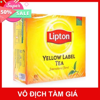 [GIÁ SỈ] Trà Lipton nhãn vàng 100 gói 200gram