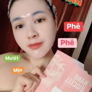 SET 3 GÓI MẶT NẠ NANO BIOCELL LACO (XANH , HỒNG)