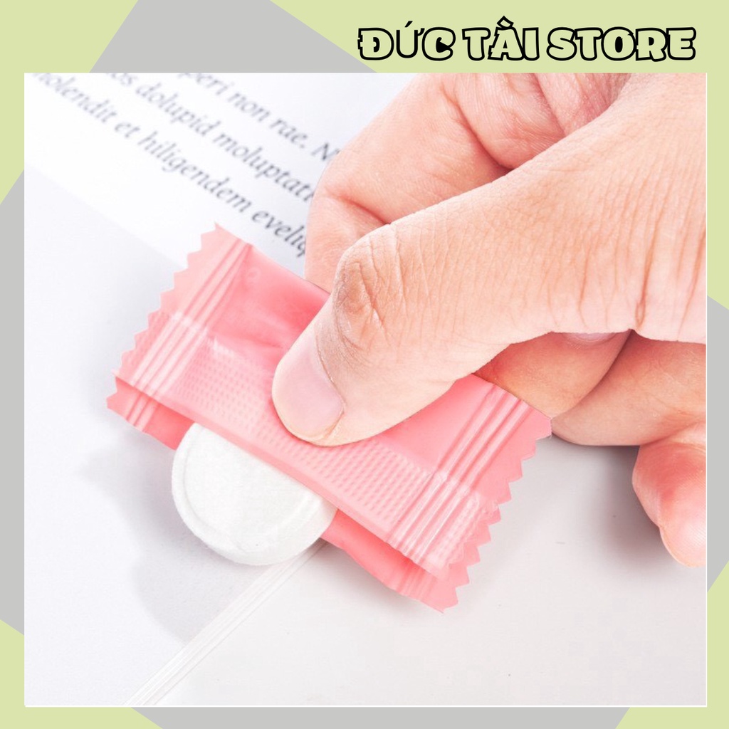 Khăn giấy nén du lịch tiện ích hình viên kẹo 88005-VIÊN Đức Tài