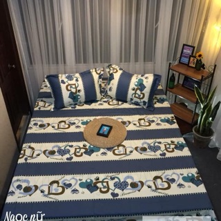 Bộ chăn ga gối cotton Alnena Ngọc Nữ