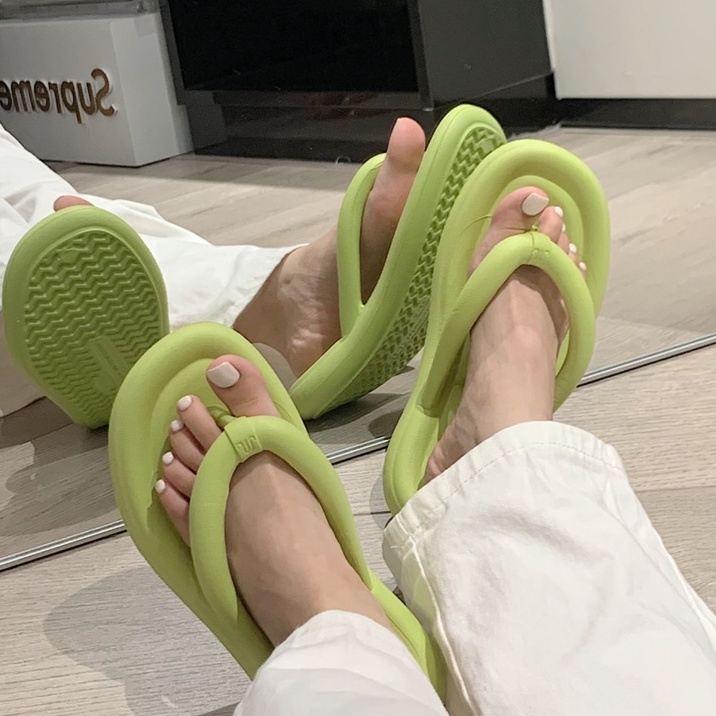 Dép Xỏ Ngón EVA Mềm Mại Thoải Mái Chống Trượt Thời Trang Đi Biển Cho Nữ