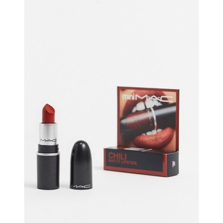 (CHÍNH HÃNG) Son MAC Mini Size Traditional Matte Lipstick 1.8g - Chili Mẫu Mới (USA)