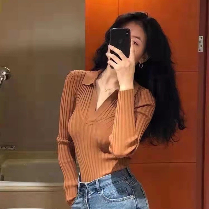 Áo sweater Dệt Kim Phong Cách Phương Tây Thiết Kế Sang Trọng Thời Trang Cho Nữ