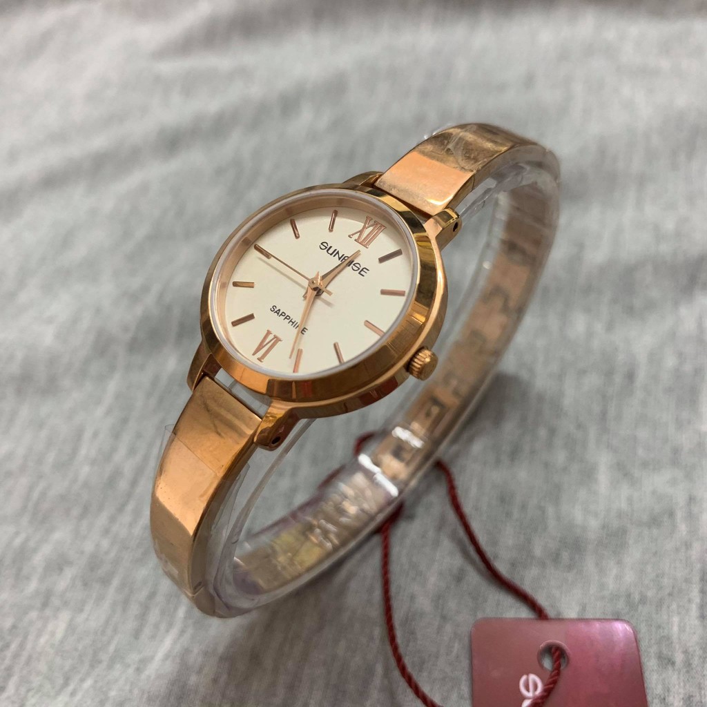 Đồng hồ Sunrise nữ chính hãng Nhật Bản L714SWA.RG - kính saphire chống trầy - bảo hà