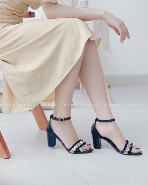 Sandal thổ cẩm 7cm hàng Việt Nam Xuất Khẩu