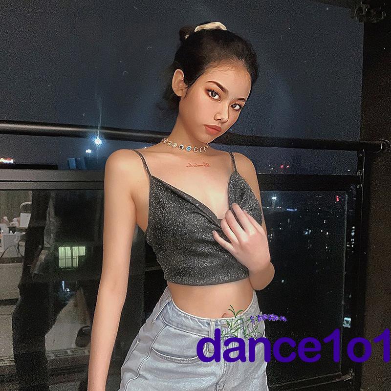 Áo Hai Dây Cộc Tay Hở Lưng Quyến Rũ Dành Cho Bạn Nữ