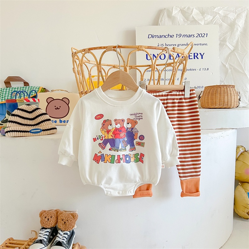 Áo Khoác Tam Giác Vải cotton Mềm Mại Thoải Mái In Hình Gấu Dành Cho Bé Trai Và Bé Gái