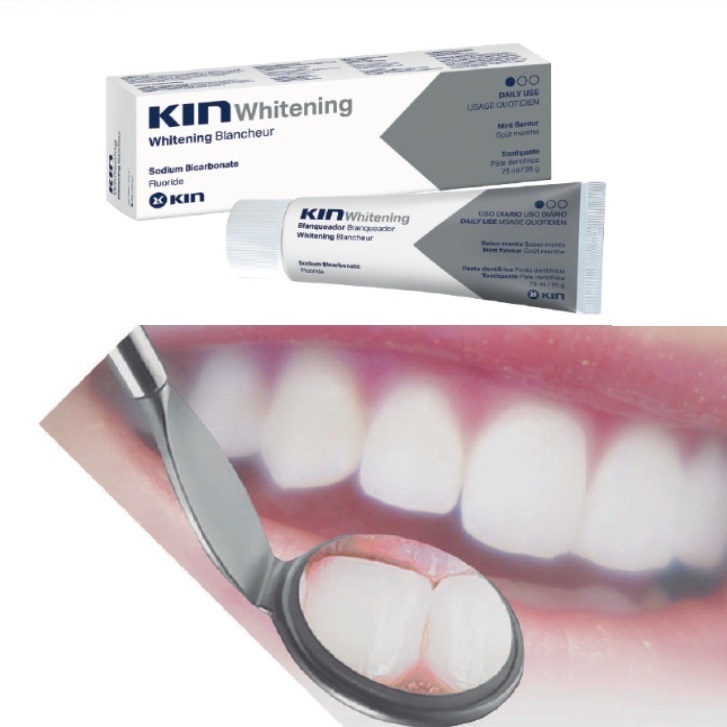 PnCARE | 3Tub Kin trắng răng MINI - Kem đánh răng làm trắng KinWhitening ® 7g