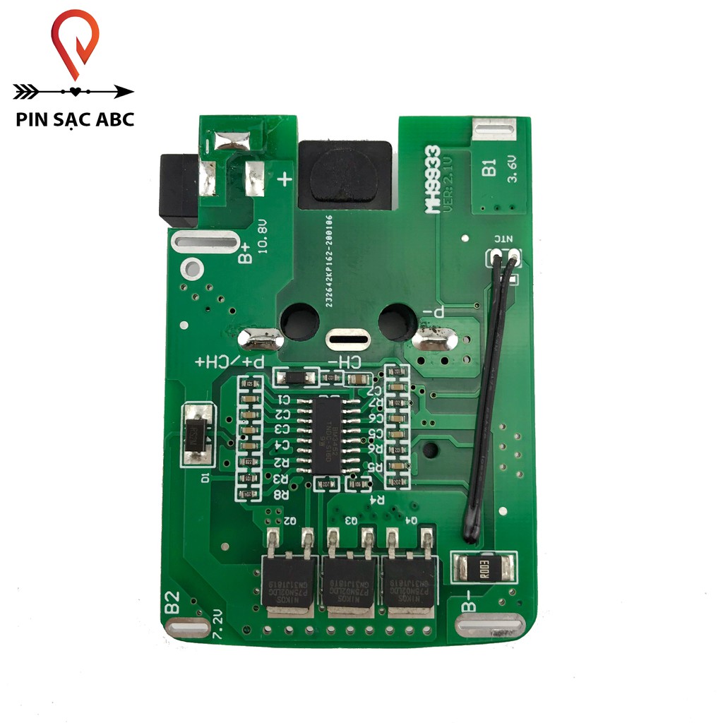 Mạch pin 12v-21v cho máy khoan pin makita TQ 18v loại pin vuông