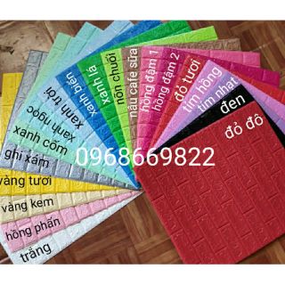 Combo 45 tấm dán tường giả gạch 5mm giá rẻ