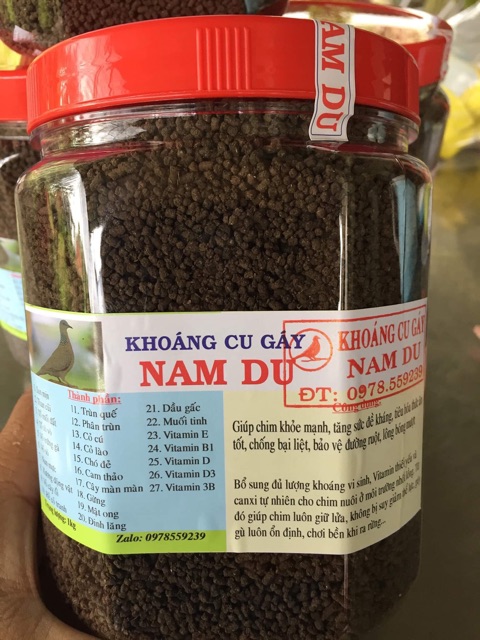 Khoáng chất dành cho cu gáy