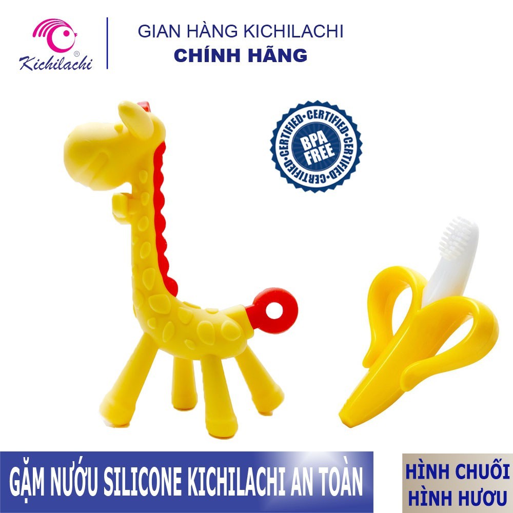  Gặm Nướu Cho Bé Hình Chuối Kichilachi Chính Hãng - HBQ Kids