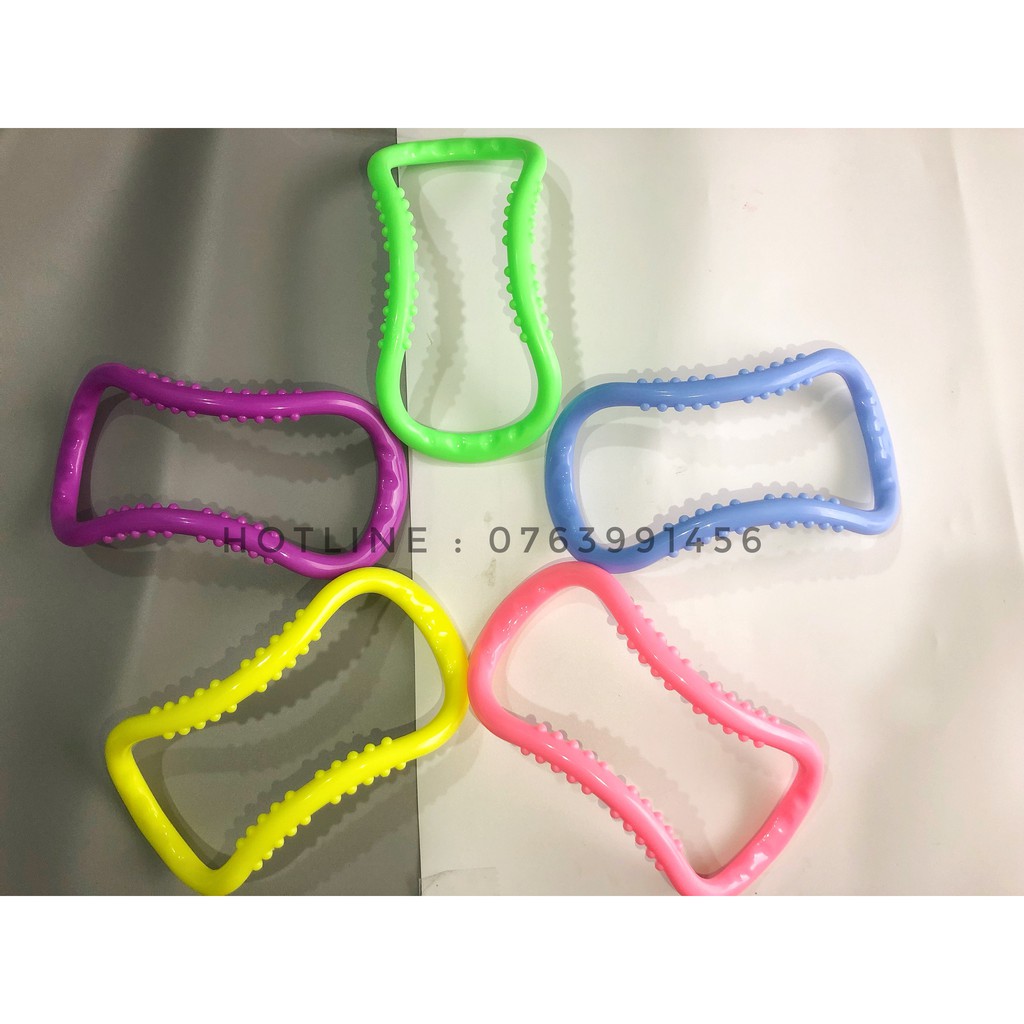 Vòng Yoga Ring Cao Cấp | Hỗ Trợ Tập Cổ | Vai | Lưng | Nhựa Cao Cấp