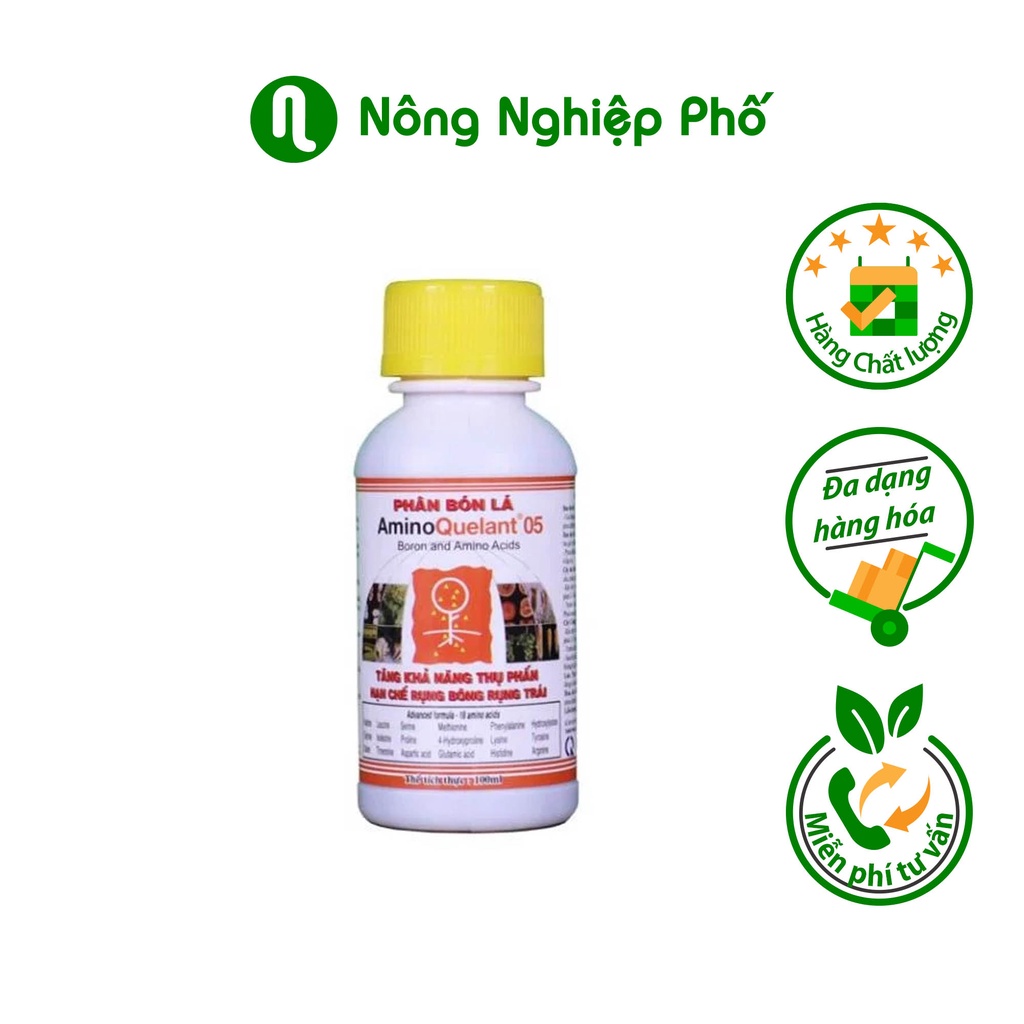 PHÂN BÓN TĂNG ĐẬU TRÁI- CHỐNG RỤNG TRÁI AMINO QUELANT 05-BORON