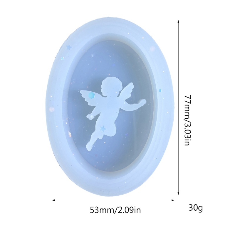 Sa Khuôn Silicon Hình Thiên Thần Có Thể Tái Sử Dụng Làm Đồ Thủ Công DIY