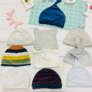 Mũ chụp che thóp giữ ấm cho bé 0-6M