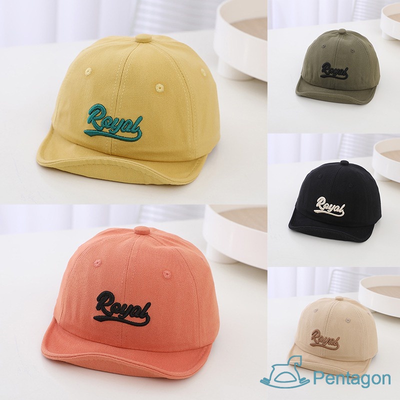 Mũ Chống Nắng Mềm Mại In Chữ Tiếng Anh Hoạt Hình Phong Cách Phương Tây Cho Bé