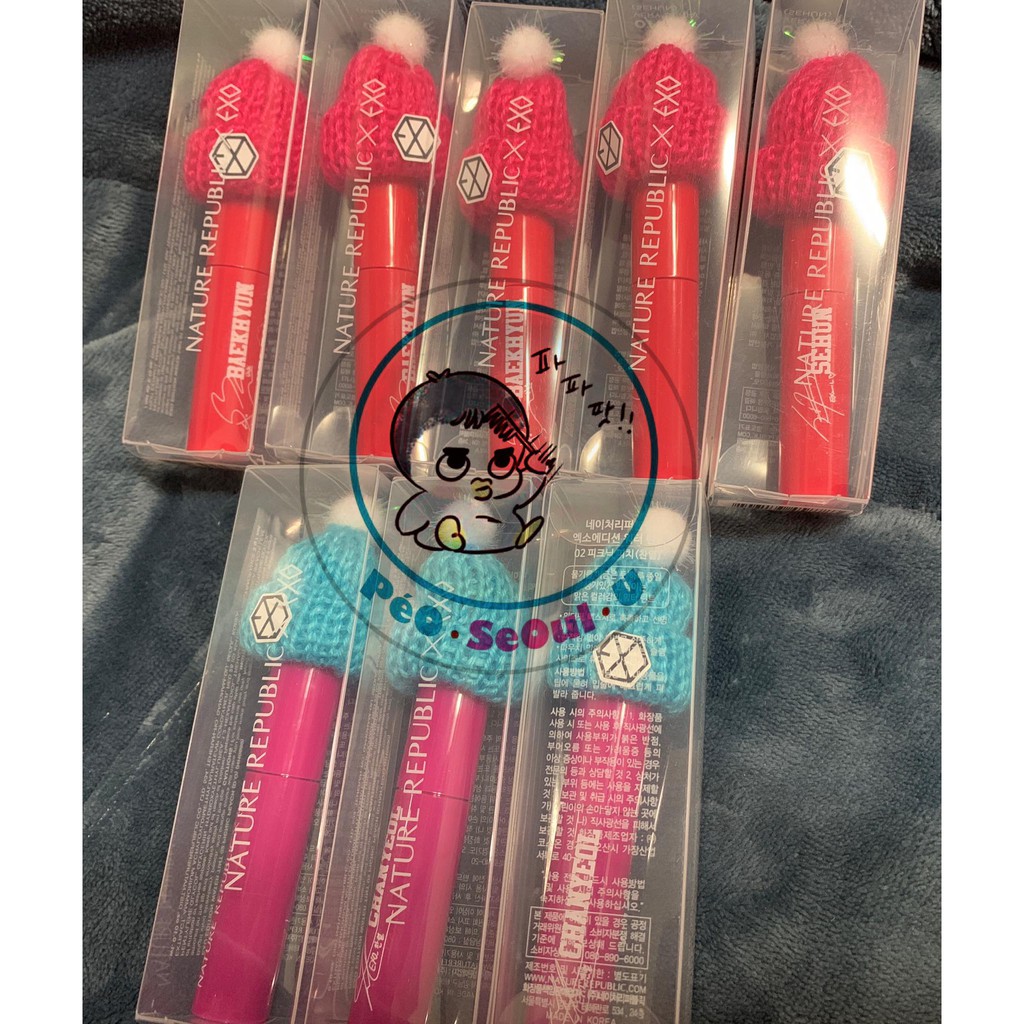 {Nature Republic - Có sẵn} EXO edition water tint ~ Christmas 2019 ( Chia thành viên)