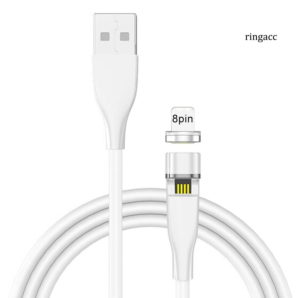 【RAC】OLAF Rotating Magnetic Plug Micro USB Type C Charging Cable for iPhone Android