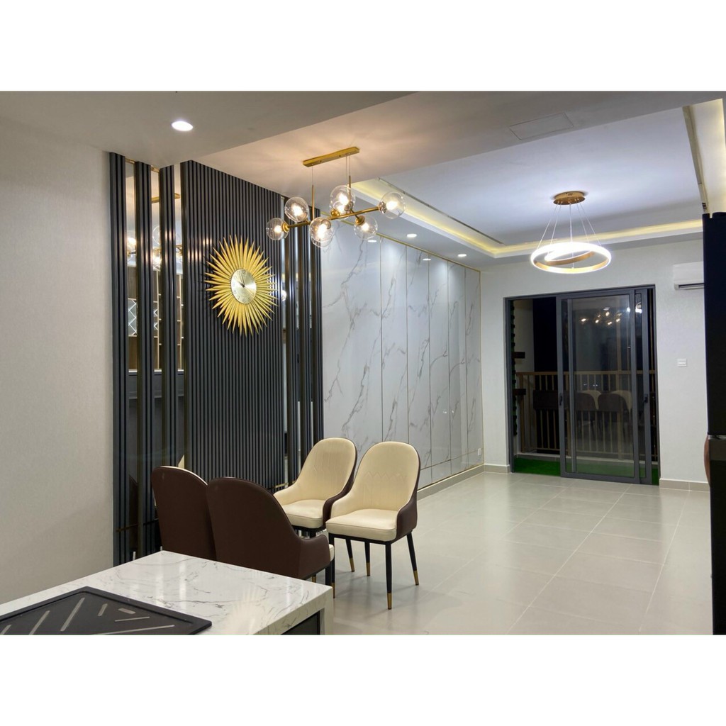 Đèn thả 8 bóng thủy tinh - tặng kèm bóng led 211