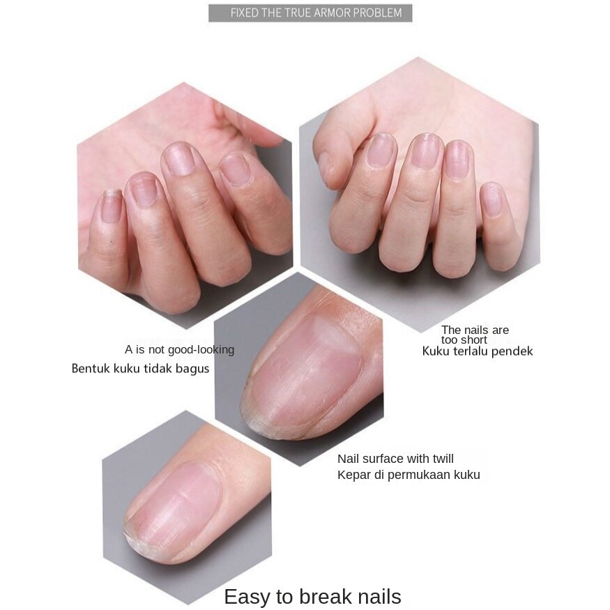 [Hàng mới về] Set 24 móng tay giả trong suốt tiện dụng